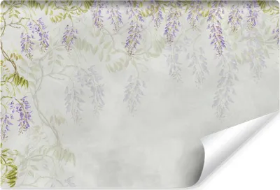 Produktbild von Muralo Selbstklebende Fototapete Für Wohnzimmer BLÄTTER Blumen Beton Natur Br. 368cm x Hö. 254cm