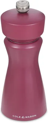 Produktbild von Cole & Mason Kenton, Salz- & Pfeffermühle, Bordeaux, Gummibaumholz, Keramik, Pfeffer, Salz, 60 mm