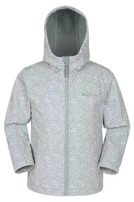 Immagine prodotto di Mountain Warehouse - Giacca softshell "Exodus II" per bambini MW2387 (116) (Kaki chiaro)