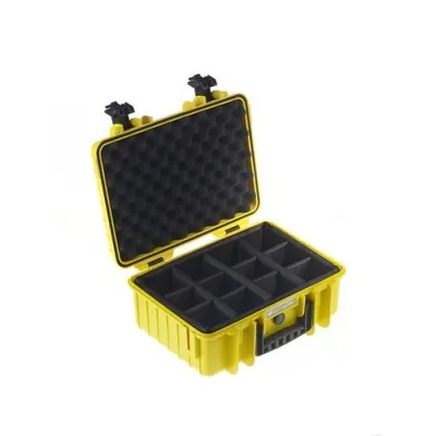 Image de B&W International 4000/Y/RPD B&W Outdoor Case Type 4000 gelb mit Facheinteilung