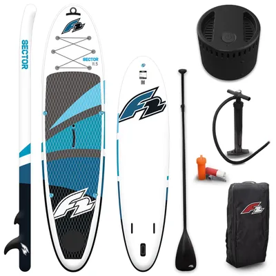 Produktbild von F2  Stand up Paddle Board SECTOR SMART SUP mit E-Pumpe 11,5  Blau