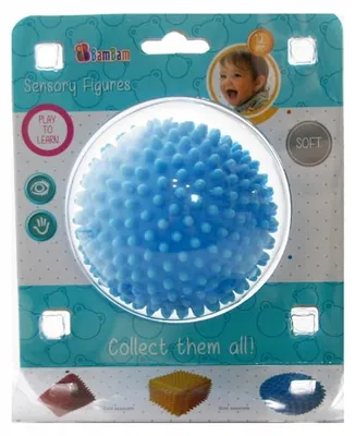 Produktbild von BamBam Sensorik Ball Blau mit Noppen Ø 9cm