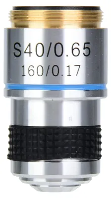 40X Achromatische Objektivlinse, 160/0,17, 20 mm, für Mikroskope