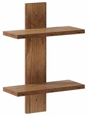 Image de Wandregal Altholz, dimensions : 30 x 13,5 x 43 cm, matériau : bois