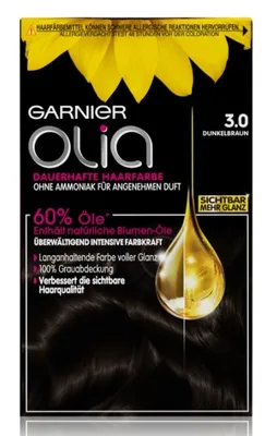 Produktbild von Garnier Olia Haarfarbe 3.0 in Dunkelbraun