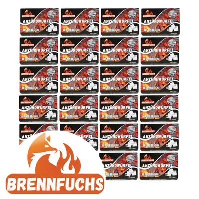Produktbild von 1152x Anzündwürfel Grillanzünder Ofenanzünder Kaminanzünder Kohlenanzünder Brennfuchs