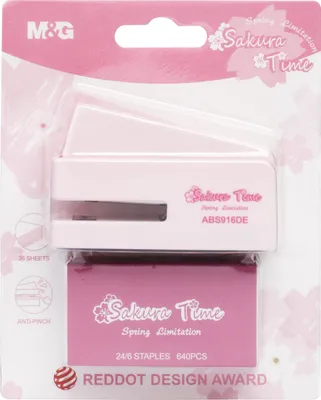 Immagine prodotto di Mini cucitrice 20k + graffette Sakura M&G