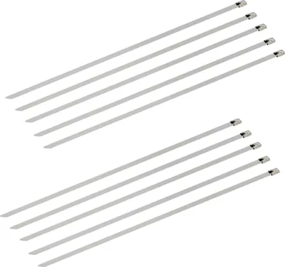 Obrázek produktu pro Schwaiger SOKB2510, Stahovací páska, Nerezová ocel, Stříbrná, 250 mm, 10 mm, 2 mm