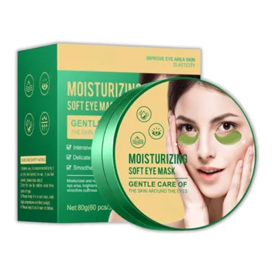 Produktbild von 60 Stück Hydrogel Augenpads mit Hyaluronsäure & 10 Vitaminen – Feuchtigkeitsspendende Anti-Aging Augenmaske gegen Falten, Augenringe & Tränensäcke