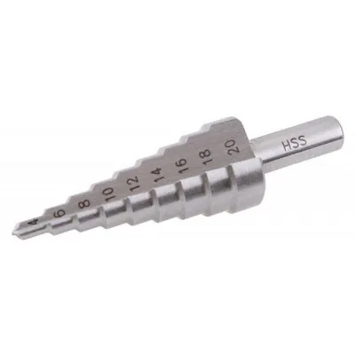Obrázok produktu pre Stupňovité vrtáky Levior HSS 4-20 mm 9 stupňov