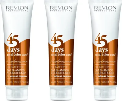 Produktbild von Revlonissimo 45 Days Total Color Care Intense Coopers 3x275 ml
