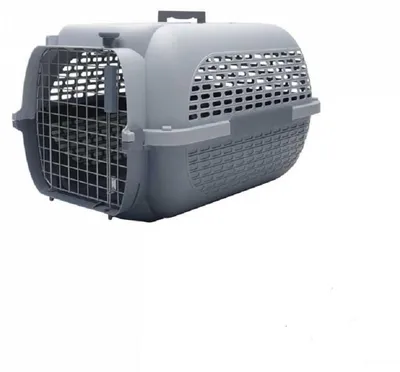 Produktbild von Dogit 76616 Transportbox Voyageur Modell 200, mittel, grau