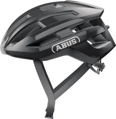 Immagine prodotto di ABUS PowerDome - casco da bici leggero con sistema di ventilazione intelligente e profilo aerodinamico -  Italy - per uomo e donna - nero lucido, taglia S (51-55 cm)