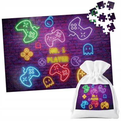 Image de Puzzle Tradycyjne - Gamer Gamepad Gambling Gry - 252El