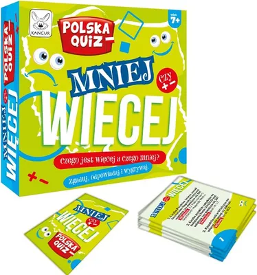Image de KANGUR Pologne Quiz Game Plus ou moins ? 40599