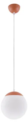 Produktbild von Pendelleuchte UGO 20 ockerrot 1xE27  15W Stahl/Glas 110x20x20cm Sollux Lighting