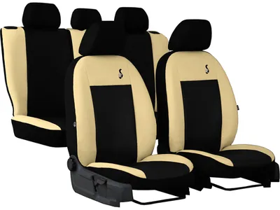 Produktbild von Autositzbezüge Universal Schonbezüge für Auto ROAD, Beige
