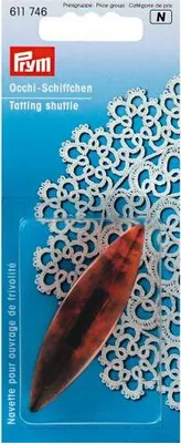 Produktbild von PRYM Occhi-Schiffchen KST 7 cm schildpattfarben