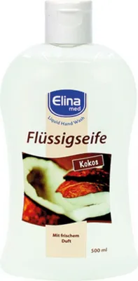 Produktbild von Elina Med Liquid Soap Cocos with Fresh Fragrance and Dispenser 500ml