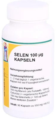 Image de Pharmacie Reinhildis : sélénium 100 µg, gélules à base de levure enrichie en sélénium, 90 gélules