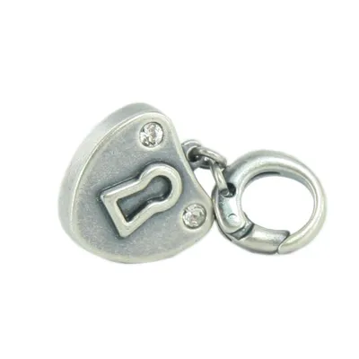 Produktbild von Fossil Anhänger Charms JF88012040 Herz Schlüsselloch Strass