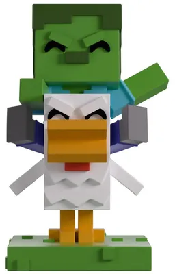 Produktbild von Minecraft Vinyl Figur Chicken Jockey 12 cm