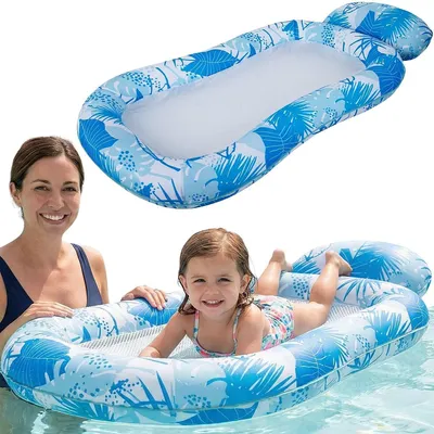 Zdjęcie produktu dla Materac Dmuchany 184X95X28Cm Pływający Leżak Z Siatką 33365