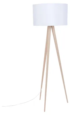 Produktbild von Zuiver Tripod Stehlampe Mit Stativ Holz/ Weiß