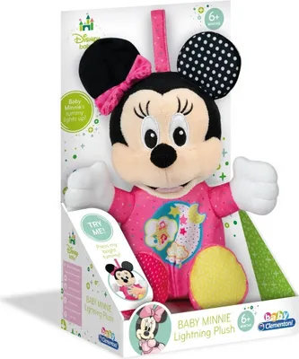 Produktbild von Clementoni Baby Minnie Lightin Plush, Spieltiere, 1 Jahr(e), Interaktiv, Mit Ton, LR44