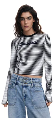 Zdjęcie produktu dla Desigual, damska koszulka, model 25SWTK85, kolor: czarny, rozmiar: L