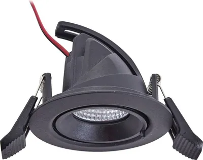 Produktbild von Arcchio Harcos LED-Downlight, schwarz, Ø 8 cm, 4.000K