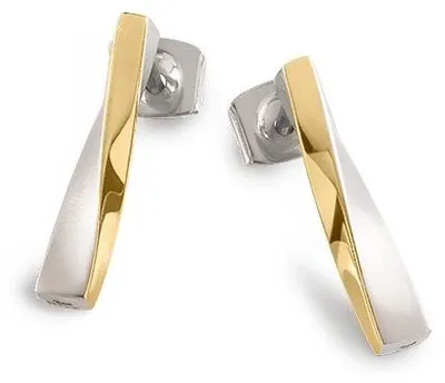 Produktbild von Boccia Damen Ohrstecker 05035-03 Titan teil-goldplattiert