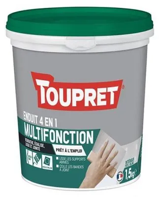 Image de Enduit 4en1 Multifonctions En Pâte 4kg - Toupret