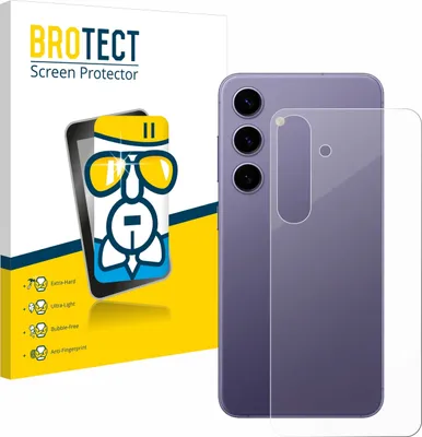 Produktbild von BROTECT Schutzglas für Samsung Galaxy S24 (Rückseite) Schutzfolie Panzer Folie Glas Display Schutz klar