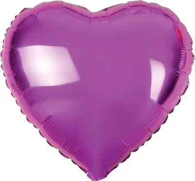 Obrázek produktu pro Fóliový balón ve tvaru srdce, růžový, 45 cm – Godan