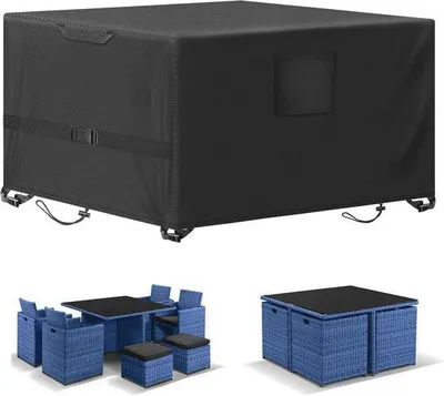 Imagen del producto de Fundas impermeables para muebles de jardín: protección para sus muebles de jardín en todo tipo de condiciones climáticas. Fabricadas con tejido Oxford de 420D y protección UV