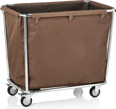 Produktbild von Wäschewagen / Wäschesammelwagen, CNS, 1 Wäschesack, 95x58x84 cm