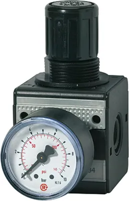 Produktbild von Riegler Druckregler durchg. Druckvers. »multifix« BG 1, G 1/4, 0,5-10 bar
