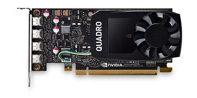 Zdjęcie produktu dla HP Karta graficzna NVIDIA Quadro P1000 4 GB, Quadro P1000, 4 GB, GDDR5, 128 bit, 5120 x 2880 px, PCI Express x16 3.0