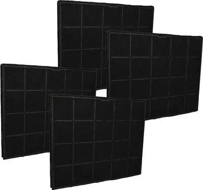 Produktbild von vhbw 4x Aktivkohlefilter kompatibel mit Zanussi ZFT919Y, ZFV316K, ZHB60460XA, ZHB92670XA, ZHB90460XA, ZHB92670KA, ZHB62670XA Dunstabzugshaube