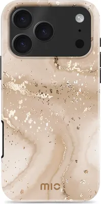 Produktbild von MIO iPhone 17 Pro Max MagSafe Hülle Hardcase Backcover - Gold Marble