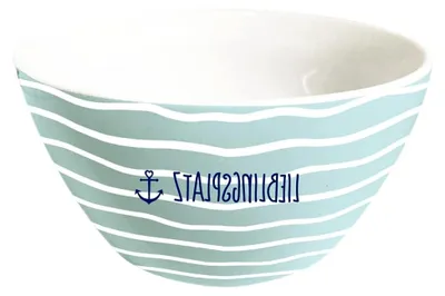 Produktbild von Müsli-Schale aus Porzellan, Blau
