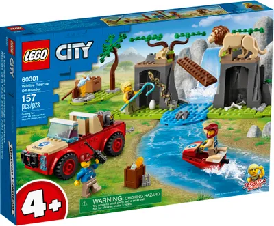 Produktbild von LEGO® City Tierrettungs-Geländewagen - 60301 NEU! Teile 157x