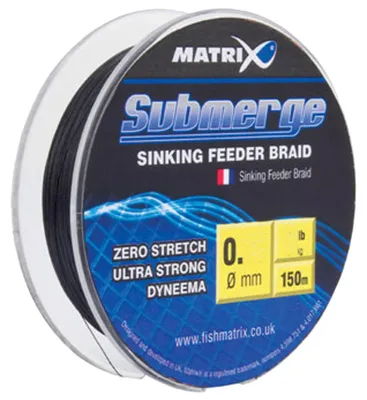 Produktbild von Fox Matrix Submerge Feeder Braid 150m - Feederschnur sinkend, Durchmesser/Tragkraft:0.08mm / 4.95kg Tragkraft