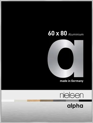 Produktbild von nielsen Aluminium Bilderrahmen Alpha, 60x80 cm, Silber Matt