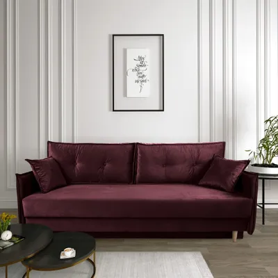 Produktbild von Sofa Designersofa SONDRE 3-Sitzer mit Schlaffunktion in div. Farbvarianten