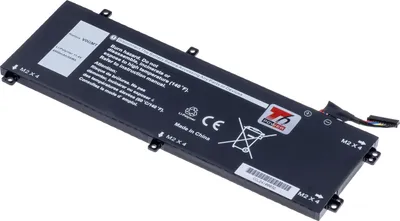 Immagine prodotto di Batteria T6 Power per laptop Dell, numero di parte VOGMT, Li-Poly, 11,4 V, 4900 mAh (56 Wh), nero