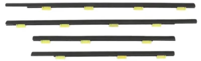Productafbeelding van Tochtstrip voor autodeur - Portierrubberlijst - 2002-2006 - 4 stuks