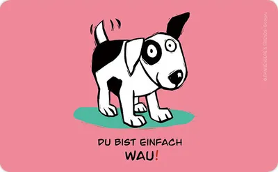 Produktbild von Frühstücksbrettchen Hund, Einfach Wow, Frühstücksbrett Schneidebrettchen Vesperbrett