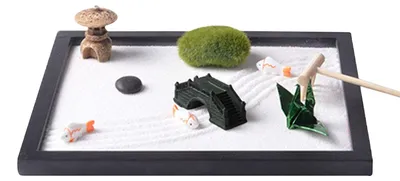Productafbeelding van Zen Tuin Ornamenten Zittend Boeddha Standbeeld met Kaarsenbak
